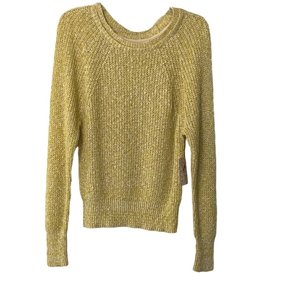 Free People Electric City Cotton Linen Blend Knit Pullover Sweater S Slouchy - Picture 8 of 15